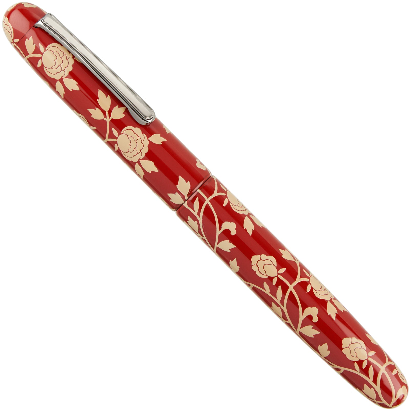 Nakaya Portable Writer White Roses - nibs.com