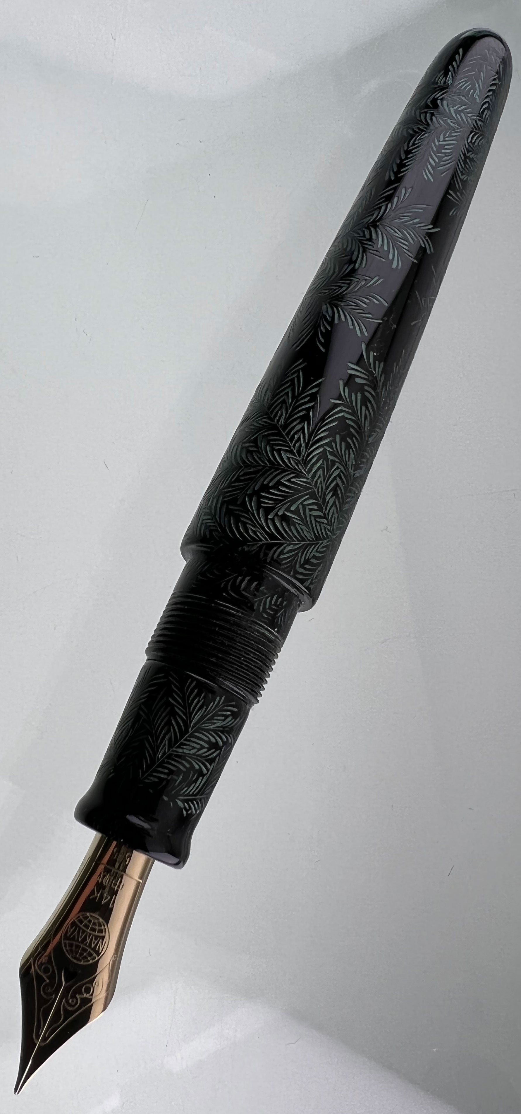 Nakaya Portable Cigar Shinobu Black Green - nibs.com