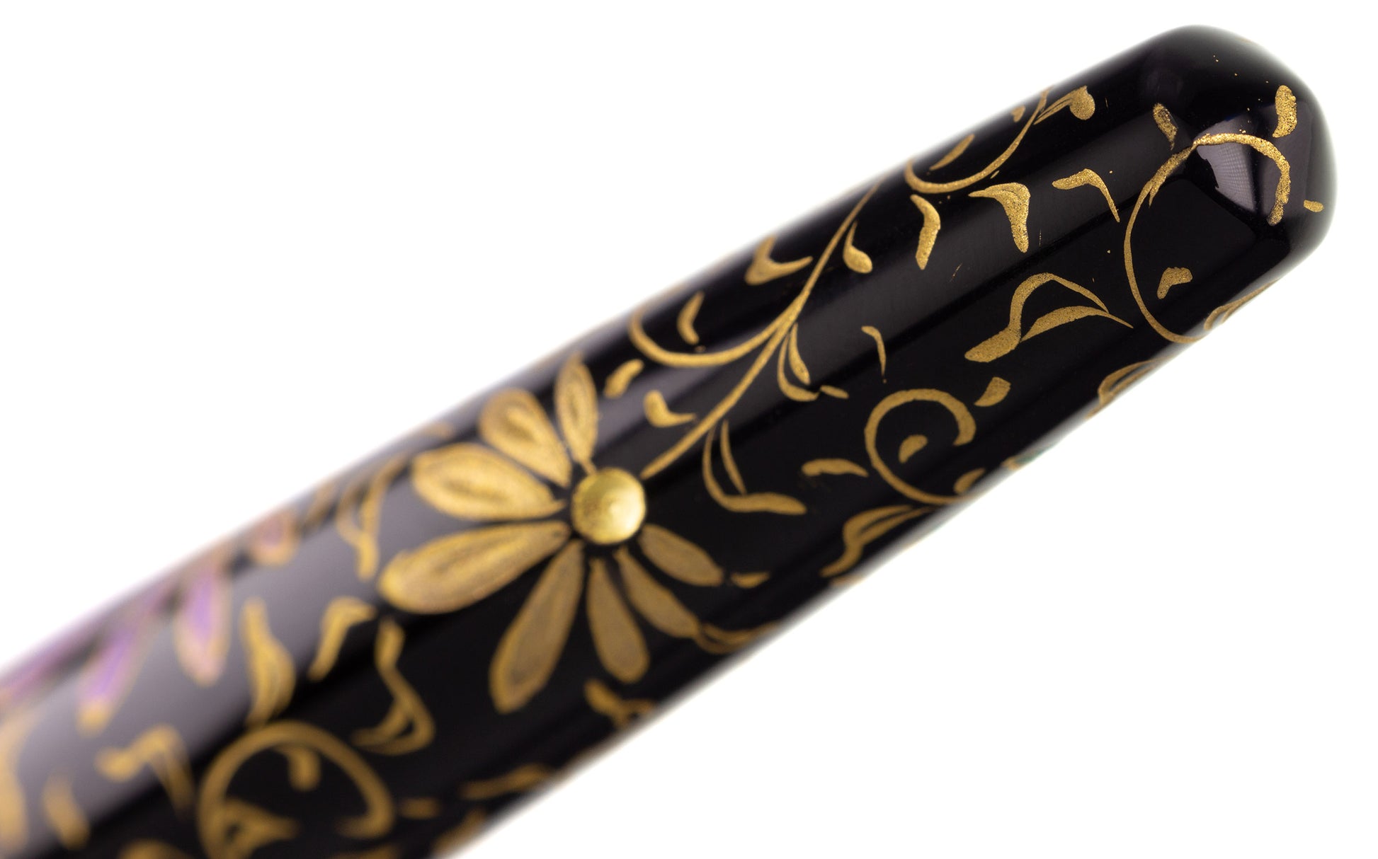 Nakaya Naka-ai Cigar Chinkin Palmet Colored Powders Black - nibs.com