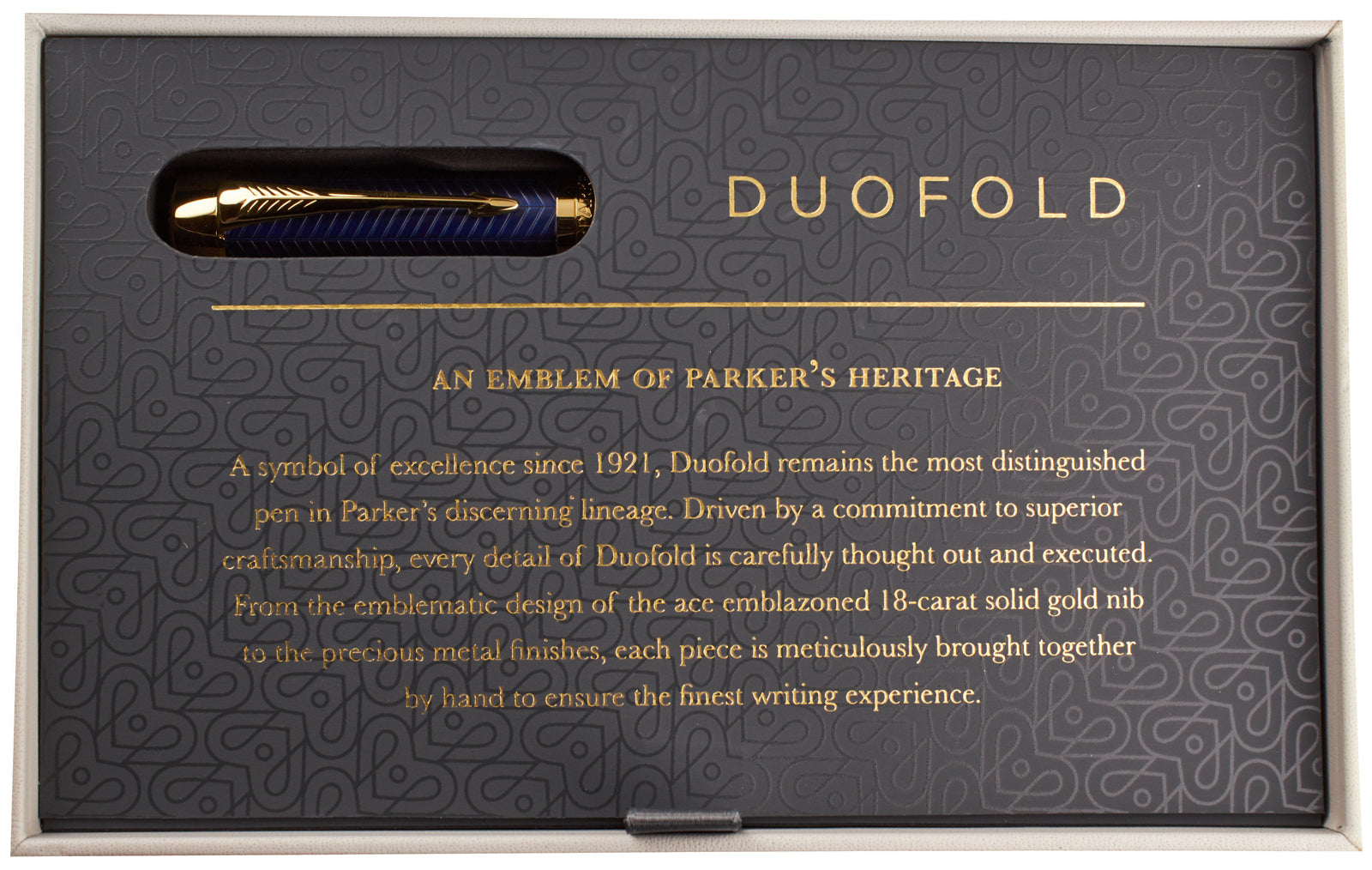 Parker Duofold Centennial Prestige Blue Chevron - nibs.com