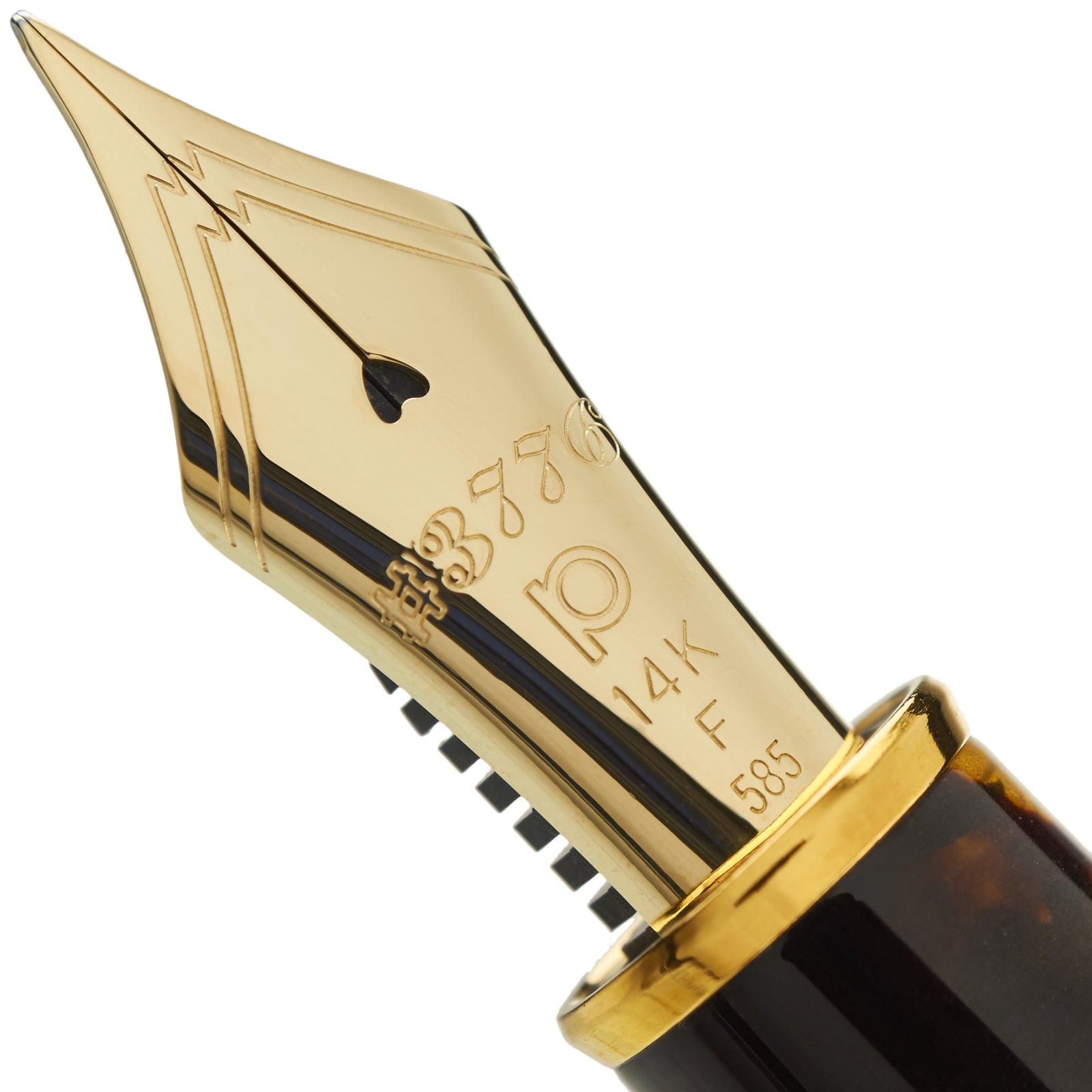 Platinum Celluloid Tortoise - nibs.com