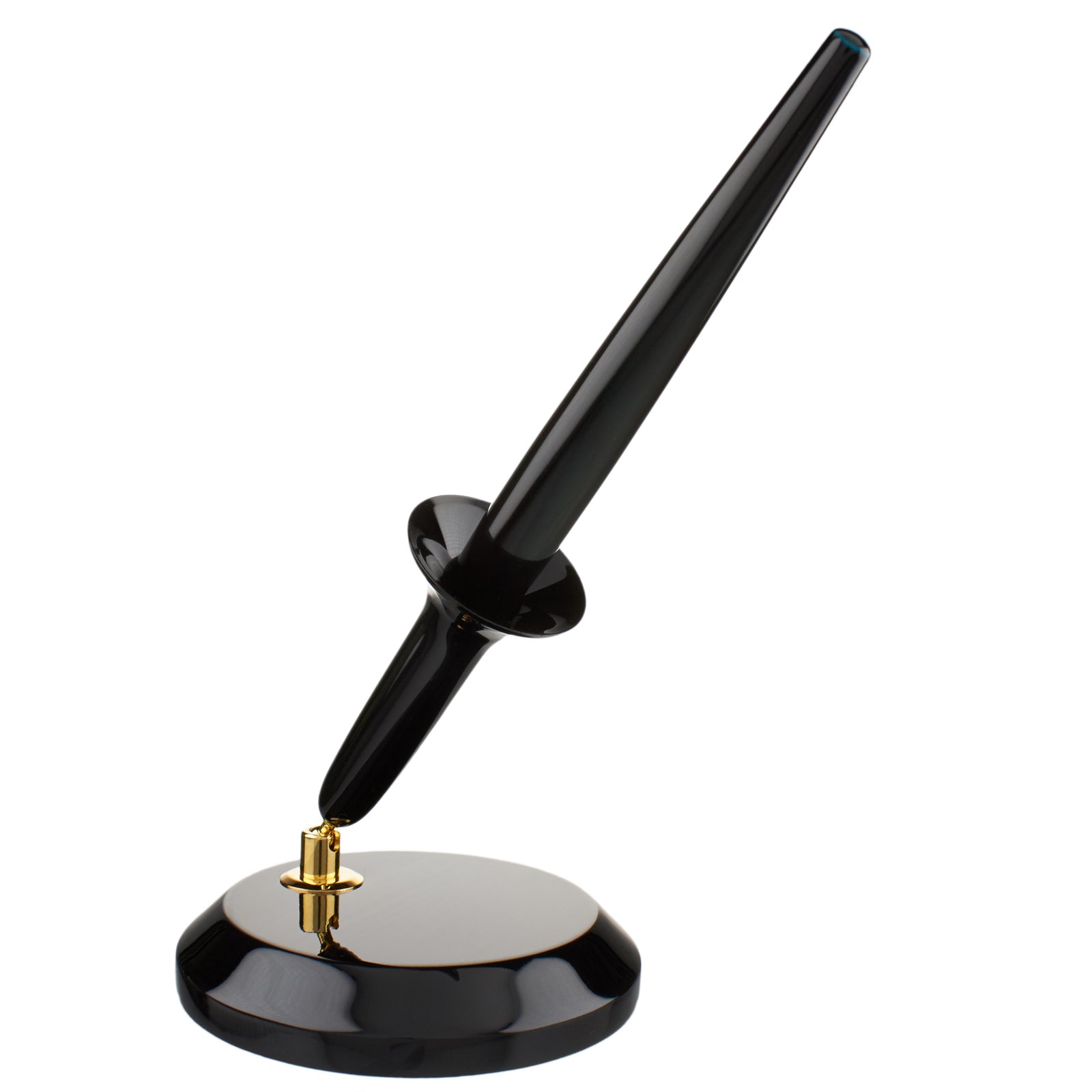 Nakaya Desk Pen Stand Black - nibs.com
